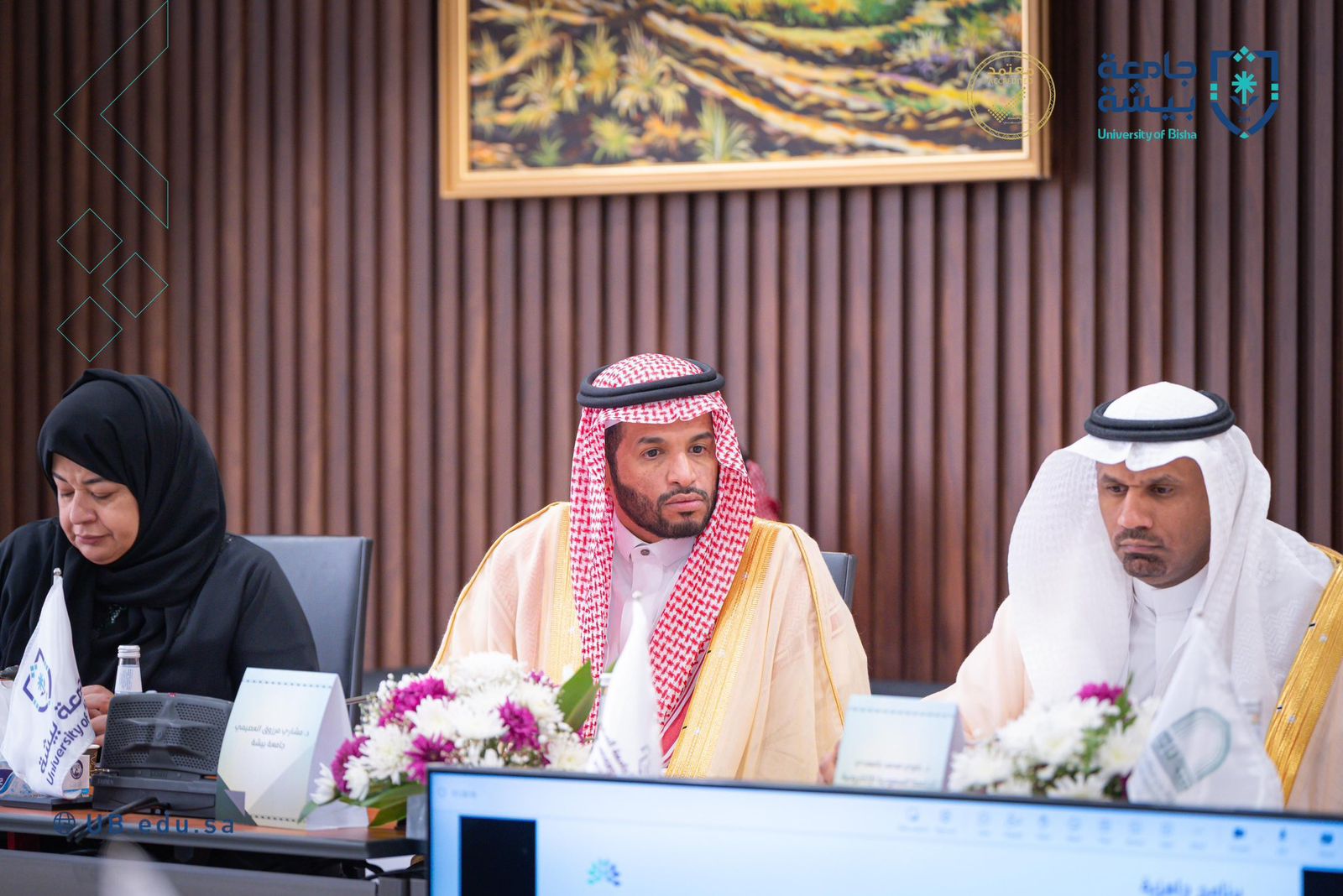 شاركت ⁧‫جامعة بيشة‬⁩، مُمثلةً في سعادة وكيل الجامعة للشؤون التعليمية د. مشاري بن مرزوق العصيمي في الاجتماع العشرين للجنة وكلاء الجامعات السعودية للشؤون التعليمية والأكاديمية الذي عُقد بجامعة الملك خالد.